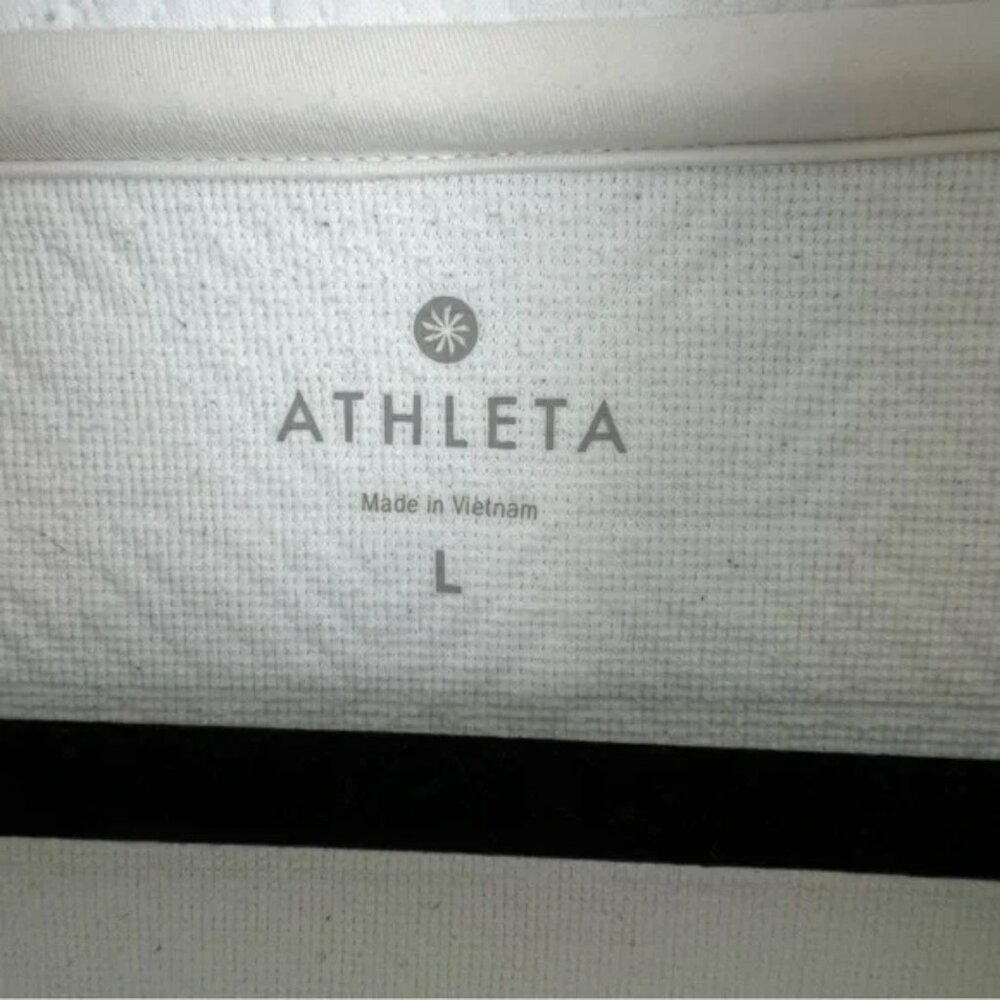 Athleta Jacquard Elevation Quilted Sweatshirt Size L - Picture 7 of 10